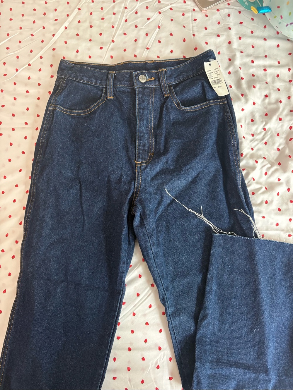 Brandy Melville Dark Blue Jeans- John Galt